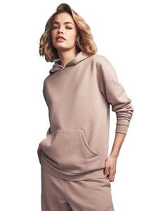 Sweat à capuche décontracté en polaire pour femme, manches longues, couleur unie, avec logo personnalisé, idéal pour l'hiver – Nouvelle collection très prisée - Product Image 2