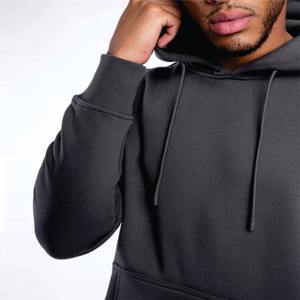 Sudadera con Capucha Lisa para Hombre, Sudadera Extra Grande de Felpa, Fabricante de Sudaderas Personalizadas, Sudadera Corta de Gran Peso - Product Image 5