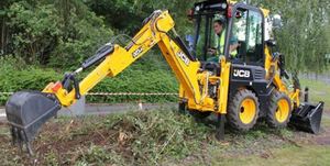 รถตักล้อยาง JCB 1CX น้ำหนักใช้งาน 2850 กิโลกรัม พร้อมระบบขับเคลื่อนสี่ล้อ และประตูข้างเพื่อความปลอดภัยเป็นพิเศษ - Product Image 4