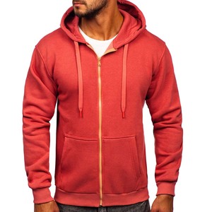 Sudadera de Forro Polar con Cremallera y Mangas Raglán para Hombre, Sudadera con Capucha de Algodón Grueso con Cremallera Completa, Cálida - Product Image 1