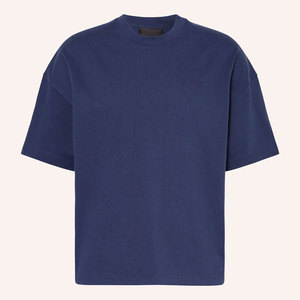 Streetwear unisexe T-shirt à épaules tombantes en coton mélangé de qualité supérieure coupe décontractée durable - Product Image 4