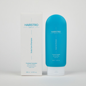 Champú HAIRSTRO 200ml con Fórmula Concentrada para el Cuidado del Cuero Cabelludo, Lavado Suave, Alivio de la Caspa y la Caída del Cabello, Hecho en Corea - Product Image 1