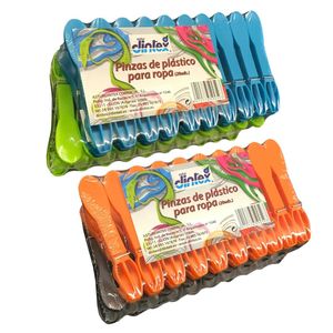 20 mollette per bucato in plastica colorata (Dintex 59-059) - Product Image 1