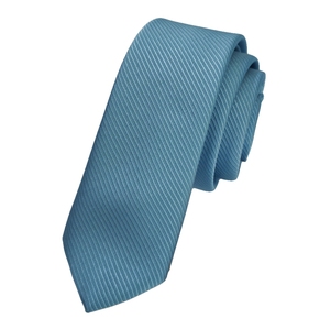 เนคไทแฟชั่นเข้ารูปลายทางสีฟ้าคราม - Product Image 2
