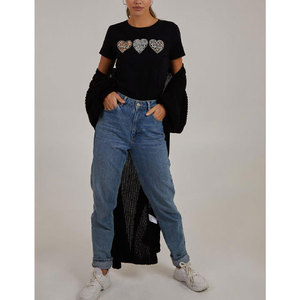 Camisetas casuales de algodón 100% de alta calidad para mujer, camisetas de manga corta personalizadas con tu propio logotipo para mujer - Product Image 6