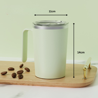 Tasse à agitation électrique SD12 380ml, tasse à café à mélange automatique rechargeable par USB avec poignée, tasse portable en gros