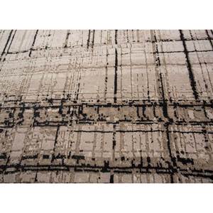 Tapis Uvenuti noué à la main en laine et soie de bambou, motif abstrait rectangulaire ivoire, texture douce pour la maison et la chambre, poils de 7-8 mm, modèle Lrb-1538 - Product Image 3