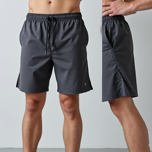 <b>Men's</b> Drawstring Waist <b>Compression</b> Athletic Summer <b>Shorts</b> Boys Yoga 2 In 1 Yoga <b>Shorts</b> <b>Men</b> - Product Image 2