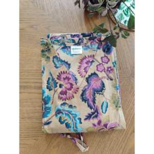 Caftán para Mujer Twilight Garden, Talla Única, Tejido Suave, Mangas Largas, Cuello en V, Corte Holgado - Product Image 2