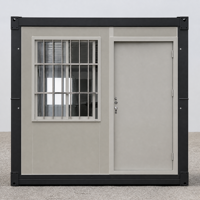 Maison conteneur pliable Z de 20 pieds à installation rapide, mini-maison préfabriquée pliable, dortoir mobile temporaire