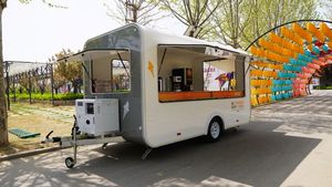 รถเข็นขายอาหารติดถนนรถเข็นขายอาหารเคลื่อนที่เคลื่อนที่ได้มีอุปกรณ์ครบครัน - Product Image 6