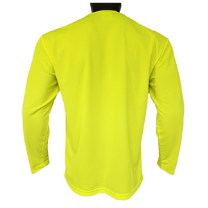Custom High Visibility Reflective Safety T-Shirt Long Sleeves Men's Construction <b>Work</b> ANSI CLASS 1 <b>Waterproof</b> with Pocket - Product Image 3