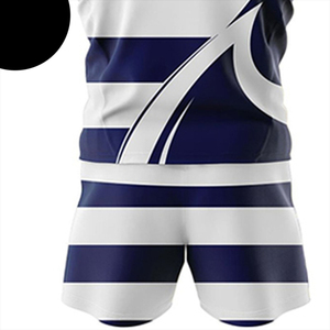 Juego de uniformes de rugby acepta los requisitos del cliente Kits de rubí personalizados al mejor precio hechos con uniforme de poliéster 100% a precio barato - Product Image 3