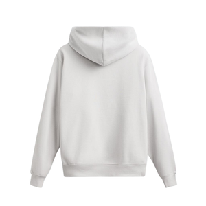 Sudadera con Capucha Blanca Unisex, Sudadera con Capucha de Felpa de Algodón Grueso, Estilo Informal de Invierno, Estilo Minimalista Urbano, Estilo Liso, Estilo al por Mayor - Product Image 2
