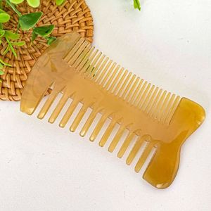 Peigne à cheveux en corne de buffle indien, corne naturelle, écologique, fait à la main, livraison rapide - Product Image 1