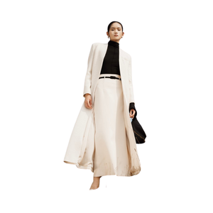 Lujo NAAMAH hecho a mano abrigos diseño mujer abrigo largo con correas Venta caliente Tweed lana abrigo de invierno para mujer precio de fábrica - Product Image 1