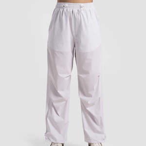 Pantalon décontracté en polyester taille haute pour femmes-Streetwear personnalisé Design ample et large des jambes Service OEM grande taille - Product Image 1