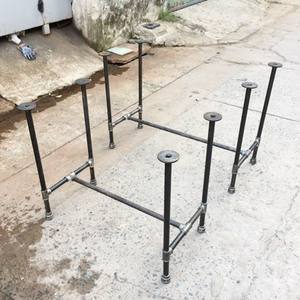 ขาโต๊ะสไตล์อินดัสเทรียล รุ่น CON002 สำหรับงานหนัก ขนาด 100x60x73 มม. ทำจากท่อน้ำและท่อเหล็กขนาดเส้นผ่านศูนย์กลาง 27 มม. เหมาะสำหรับโรงพยาบาล - Product Image 2