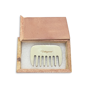 100% originale <span class=keywords><strong>TCM</strong></span> Kansa pettine salone casa Anti-pidocchi caduta crescita dei capelli pettine bronzo produttore di fabbrica indiana