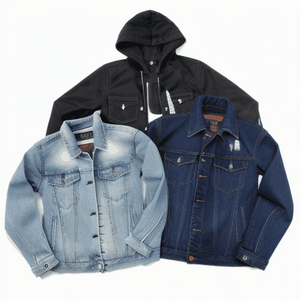 Vestes en jean pour femmes en gros Belle broderie florale Toutes les techniques imprimées en coton respirant pour les saisons d'automne et d'hiver - Product Image 3