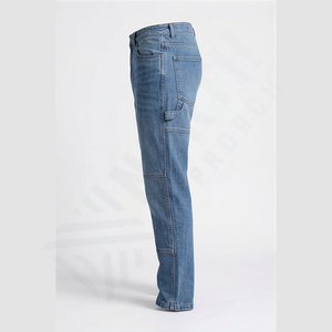 Jeans en denim lavé respirant et solide pour homme, durable, automne/hiver, séchage rapide, léger, personnalisable, confortable, Pakistan - Product Image 3