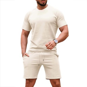 Conjunto de camisa y pantalones cortos de verano para hombre, chándal, camisas de 2 piezas, servicio OEM, transpirable, recién llegado, diseño informal, conjuntos de pantalones cortos personalizados para hombre - Product Image 6