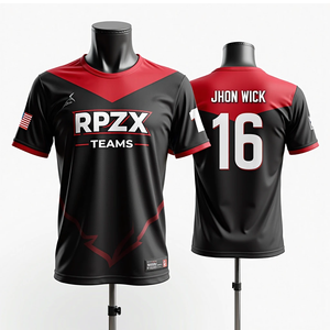 เสื้อเจอร์ซีย์เล่นกีฬาสำหรับผู้ชายเสื้อซอฟต์บอลระบายอากาศได้เสื้อเจอร์ซีย์พิมพ์ลายขนาดใหญ่พิเศษ - Product Image 2