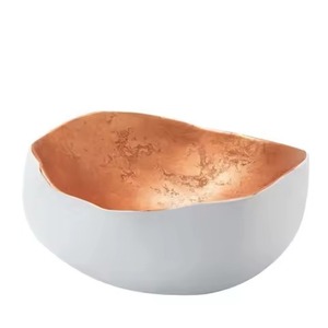 Cuenco Redondo de Cobre para Servir con Soporte Decorativo, Duradero y Ecológico para Decoración de Mesa en Bodas y Fiestas - Product Image 4