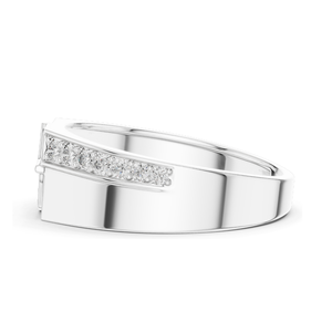 Bague pour femme en diamant de laboratoire et moissanite 0,40 CT, or 18 carats, 14 carats, 10 carats et argent 925, options or rose, or jaune, or blanc, VVS-VS - Product Image 6
