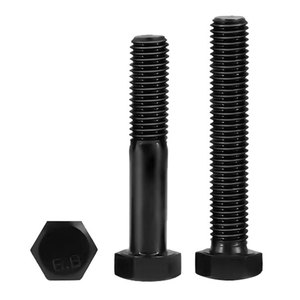 Tornillos y Tuercas Hexagonales Negros DIN933 M6, M10, M12, M13, Fijaciones de Alta Resistencia 18x80 8.8 - Product Image 4