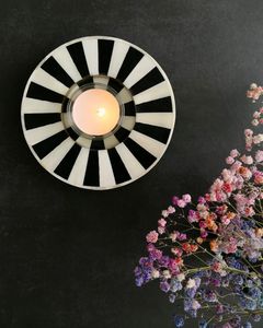 Handmade Customized Bone Inlay <b>Tea</b> Light Coaster Home Decoration Candle <b>Stand</b> of Unique Color and Design - Product Image 3