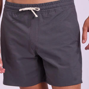 Best Price <b>Men's</b> Board Shorts Custom Logo Printed Solid Pattern Beach <b>Trunks</b> Elastic Mid Waist Closure Multiple Styles Available - Product Image 5