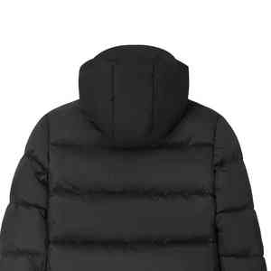 High Street 2025 Vestes bouffantes en polyester imperméable pour hommes Conception personnalisée avec manteau à capuche Service OEM Vestes pour hommes - Product Image 4