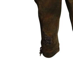 Costumes <b>Knee</b> Long <b>Strap</b> Leather Pants <b>Straps</b> Made kneibund Lederhosen Oktoberfest Wears Unique Bavarian Shorts - Product Image 6