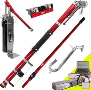 Nouveau en stock : Kit complet de pose de plaques de plâtre LEVEL5 – Boîtes de ruban adhésif plat – Têtes angulaires + Mini-rouleau + Rouleau d'angle + Manches extensibles - Product Image 4