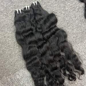 Vente en gros 100% cheveux cambodgiens vierges à double trame cheveux naturels droits et confortables couleur personnalisée VQ Hair - Product Image 1