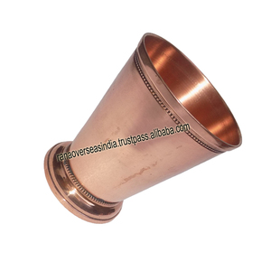 Gobelet en verre en forme de V en cuivre avec base ronde pour une bonne santé Yoga Ayurveda Guérison au meilleur prix - Product Image 3