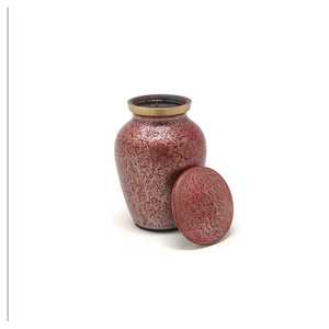 Urne de crémation en aluminium de qualité supérieure Vente chaude Artisanat Fournitures funéraires Exportateur de l'Inde - Product Image 1