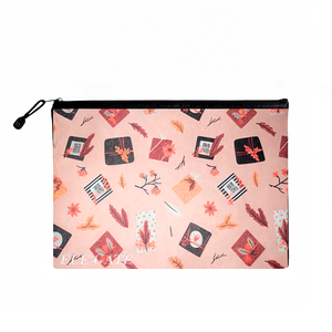 Busta in tela impermeabile alla moda con stampa di cartoni animati e cerniera - Product Image 3