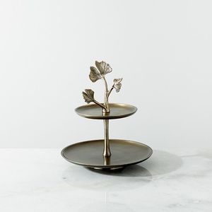 Soporte de pastel de Metal redondo dorado antiguo, soporte de postre para boda, decoraciones para fiesta de cumpleaños, exhibición de cupcakes - Product Image 1