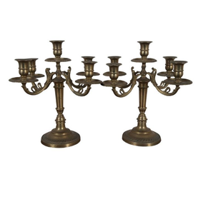 Exquisite Candlestick <b>Large</b> Selling Candelabra Room Tabletop Home Decor Restaurant Tableware Decorative <b>Candle</b> Holder - Product Image 4