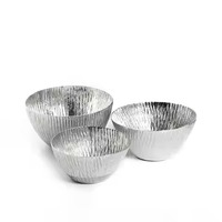 Bol de service décoratif en acier inoxydable avec support plaqué or de luxe Bol à fruits et dattes de qualité supérieure Décoration de table
