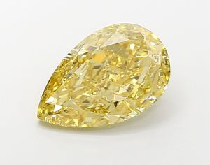 ลูกแพร์6.35ทันสมัย CT ตัดแฟนซีสีเหลืองเข้มหินเพชร CVD สำหรับเครื่องประดับระดับไฮเอนด์ผู้ซื้อขายส่ง - Product Image 1