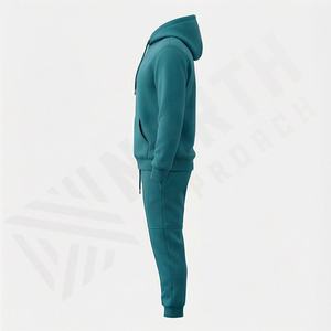 Chándal Deportivo Personalizado para Hombre, Invierno, Gimnasio, Talla Grande, 100% Algodón, Felpa Deportiva, Transpirable, Ropa Deportiva, Color Personalizado - Product Image 3