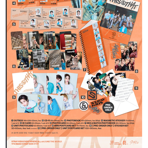 [SET][SALE] Stray Kids - THIS & THAT มินิอัลบั้มชุดที่ 10 พร้อมโฟโต้บุ๊ค 2 เล่ม + ชุดเวอร์ชั่น 8 & Ver - Product Image 2