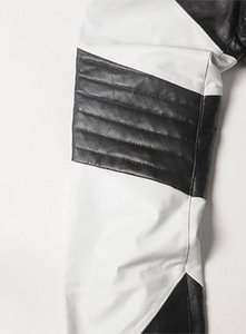 Pantalones de cuero de longitud regular de alta calidad 100%/pantalones de cuero hechos de tela de secado rápido de calidad superior - Product Image 2