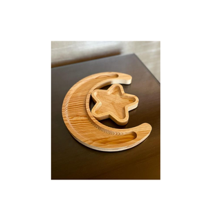 Bandeja de madera con forma de luna y estrella de la mejor calidad para uso doméstico en hoteles y restaurantes con un diseño atractivo - Product Image 6
