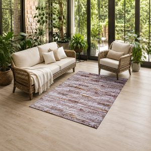 <b>RUGS</b> DEPOT LXDP-0612 Wholesale Multicolor Neutral Traditional Oriental Digital Printed Machine Washable <b>Chenille</b> <b>Rug</b> Non Slip - Product Image 6