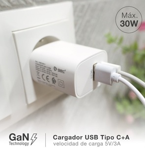Caricabatterie USB C+A 30W a ricarica rapida (GSC 105515011) (Confezione blister) - Product Image 3