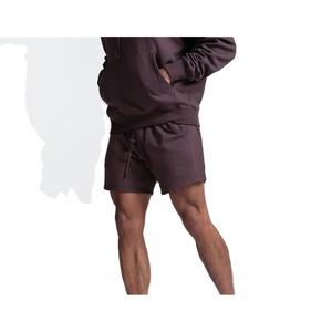 กางเกงขาสั้นวิ่งลำลองผู้ชายลายโลโก้แบบกำหนดเอง ผ้าถักขนสัตว์ แห้งเร็ว ป้องกันรังสียูวี - Product Image 5